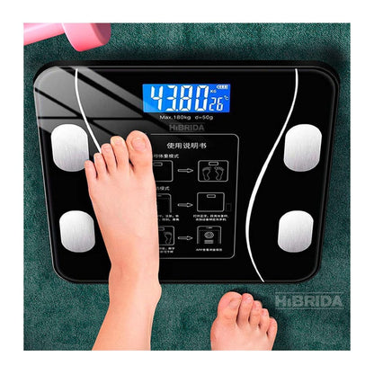 Báscula Digital Inteligente para Baño – Peso Corporal y Control de Composición Corporal